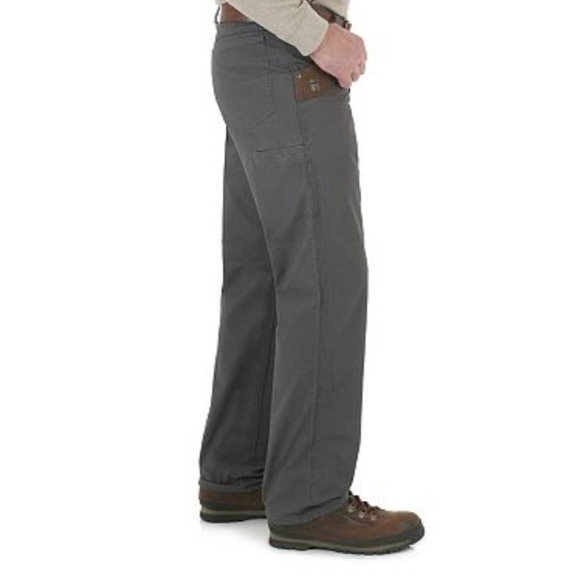 NWT Wrangler Charcoal RIGGS WORKWEAR Technician Relaxed Fit pants 32 X 32 - Picture 4 of 15